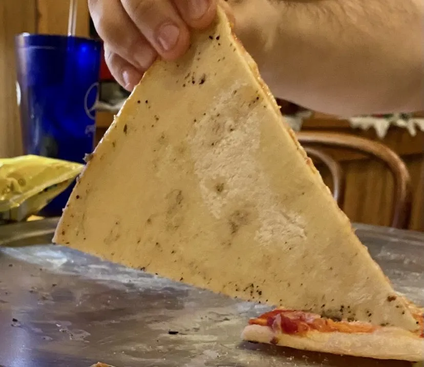 Cheese Pizza Partially Done